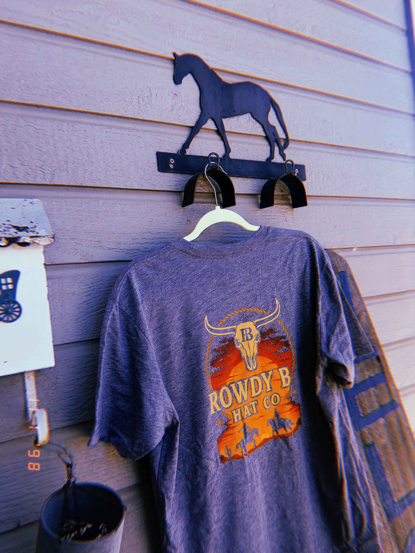 Cowboy Horizon Tee Grey