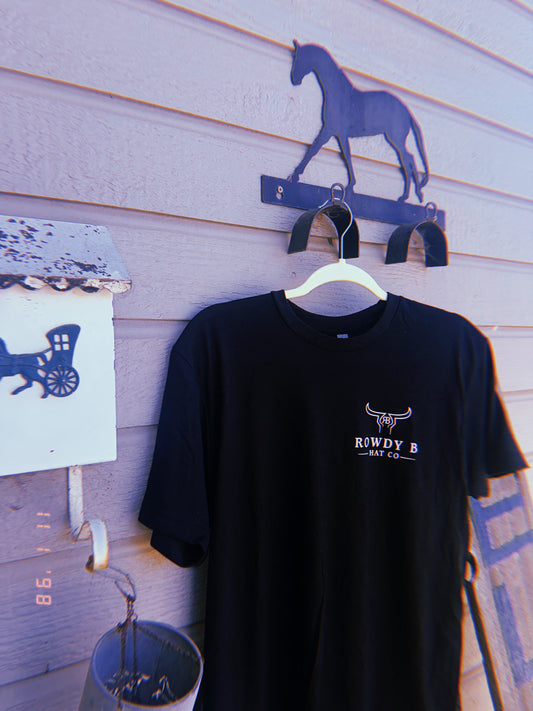Saddle Up Tee Black