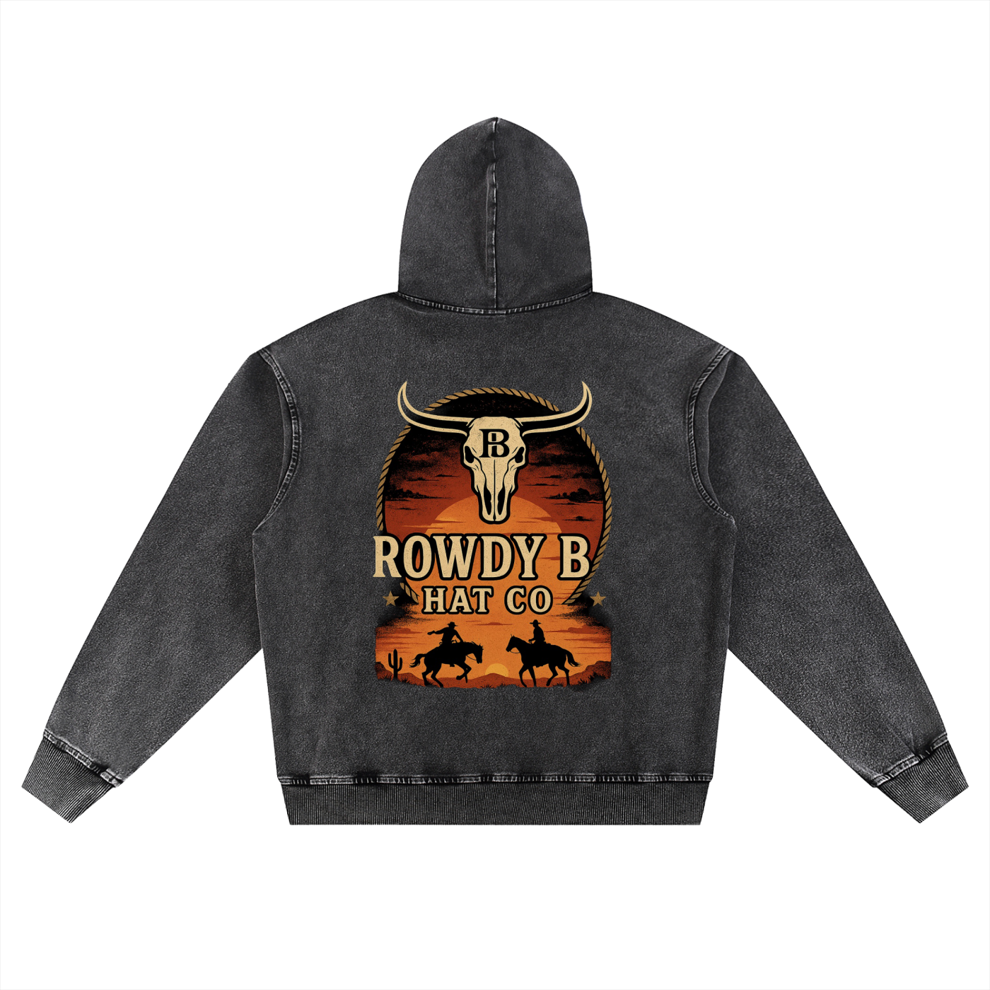 Distressed Hoodie Sunset | RWDY