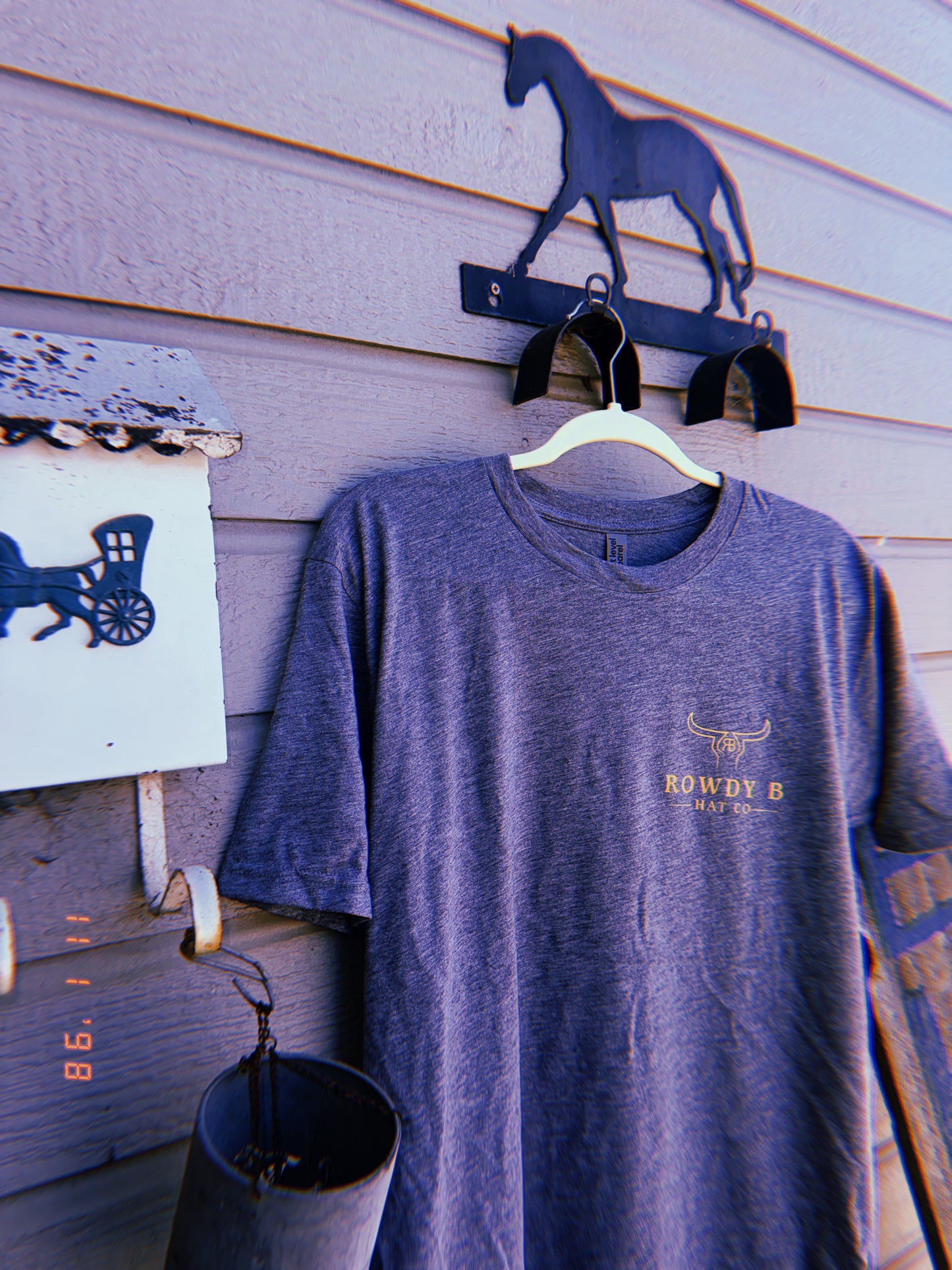 Cowboy Horizon Tee Grey