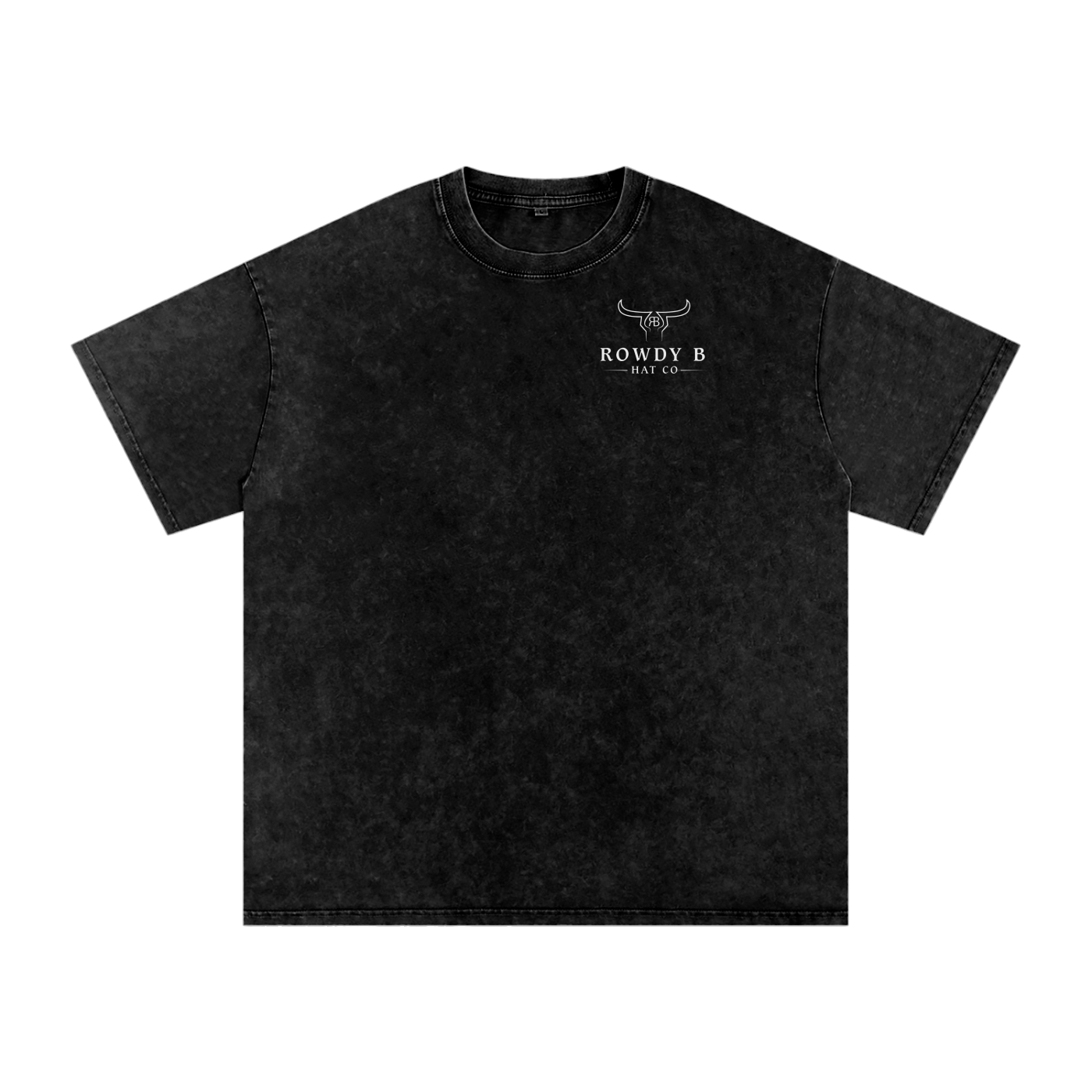 Distressed Tee Black/White | RWDY